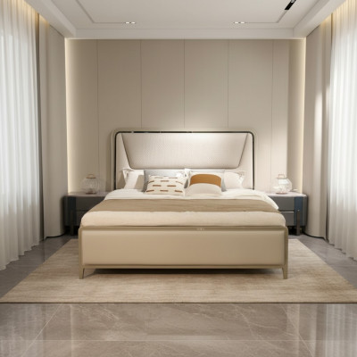 Schlofkummer Bett Better Designer Duebelbett Naturholzbett Bettegestell Beige