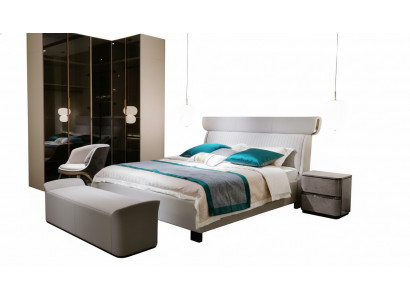 Modern Duebelbett Schlofzëmmer Miwwelen Bettframe Bettgestell Better