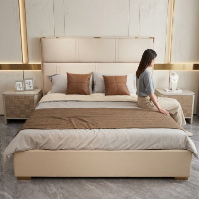 Schlofkummer Set Bett 2x Nuetsschaf Design Modern Luxus Better 3stg