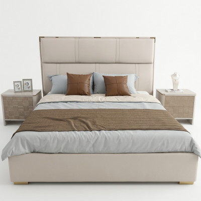 Schlofkummer Set Bett 2x Nuetsschaf Design Modern Luxus Better 3stg