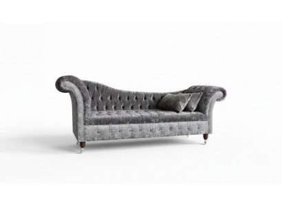 Grou Chesterfield Canapé Sofa Polster 3 Sëtzer Canapéë Sëtz Garnitur Sofas Nei