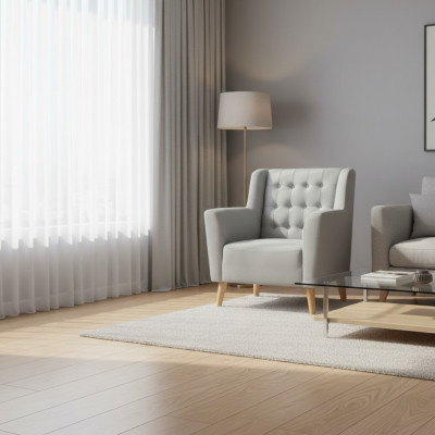 Fotell Chesterfield Canapé Polster Miwwel Ariichtung Sofa Einsëtzer Nei