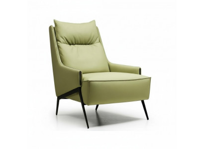 Wunnzëmmer Fotell 1 Still Canapé Polster Luxus Textil Design Holz Miwwelen