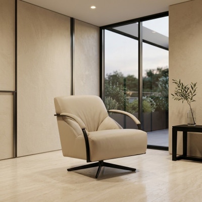 Design Relax-Sëtz Lounge Sofa 1-Plaz Still Polstermébel Wunnzëmmer