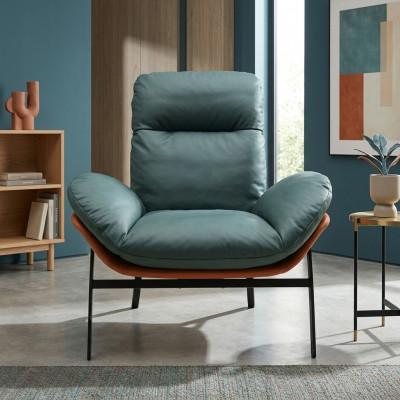 Sessel Lounge Luxus Relax Design Einsëtzer Modern Wunnzëmmer Miwwelen Nei