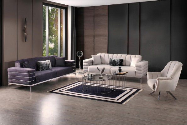 Sofagarnitur 3 3 1 Design Couch Polstersofas Modern Grupp Set Nei