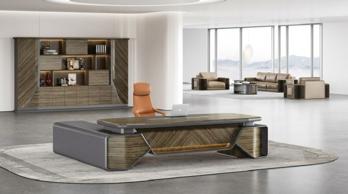 Design Eckschreibtisch Büro Ariichtung Zëmmer Miwwelen Dësch Büro-Miwwelen