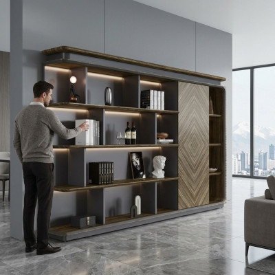 Design Schaf Bicherschaf Akteschaf Büro Ariichtung Regal Büro