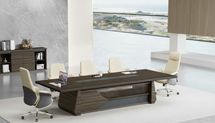 Büro Miwwelen Moderner Brongen Dësch fir Konferenzen Luxus Versammlungendësch Nei