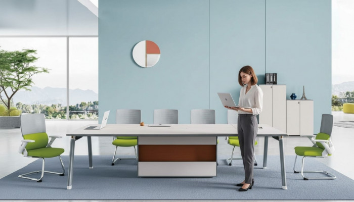 Groussen Schreifdësch Büroeinrichtung Ekippen Dësch Designer Bürosmöbel