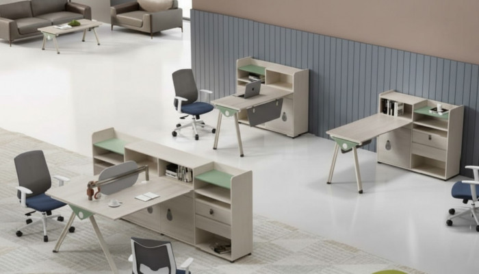 Design-Eckschreibtisch Büroerausrüstung Miwwel Schreifdëscher Miwwel.