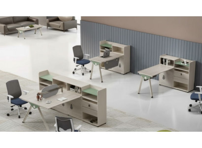 Design-Eckschreibtisch Büroerausrüstung Miwwel Schreifdëscher Miwwel.