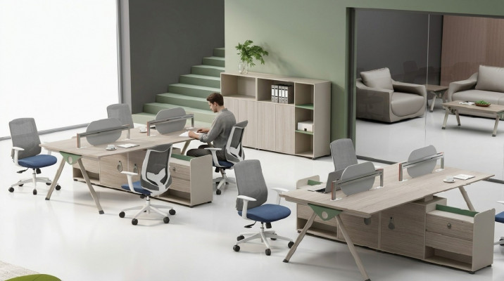 Aarbechtszëmmer Holz Büro Miwwelen Schreifdësch Computerdësch Luxus Nei