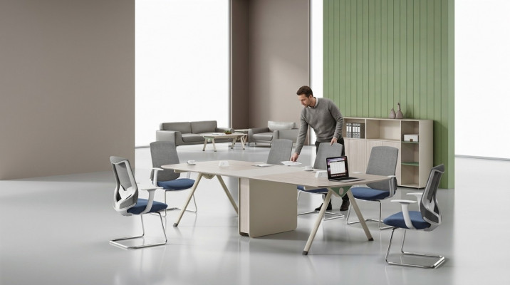 Design Konferenztabell Luxus Dësch Büro Ariichtung Miwwelen Computerdësch