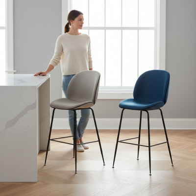 Iesszëmmer Modern Iesszëmmerstull Polsterstull Design Miwwelen Gro Nei