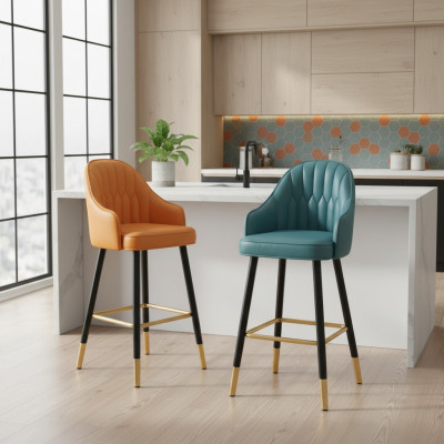 Barhocker Barstull Stoff Design Barstillen Bar Hocker Iesszëmmer Still