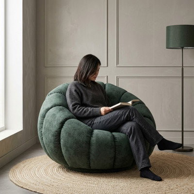 Fautteuil 1 Sëtz Textil Wunn Zëmmer Luxus Fautteuil Design Gro Moderne Nei