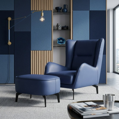 Fauteuil Design Polster Miwwelen Luxus Wunnzëmmer Modern Polstersëtz Neien