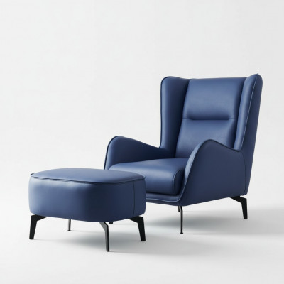 Fauteuil Design Polster Miwwelen Luxus Wunnzëmmer Modern Polstersëtz Neien