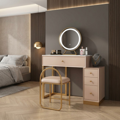 Designer Schminktisch Schlofzëmmer Konsolendësch Spigel Luxus Nei