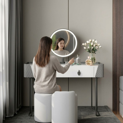 Schminktisch Modern Konsolentischen Friséiertisch Make-Up Dësch Luxus Neien