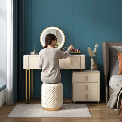 Design Luxusdësch Konsolendëscher Holzdesign Modern Schminkdësch