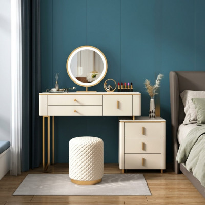 Design Luxusdësch Konsolendëscher Holzdesign Modern Schminkdësch