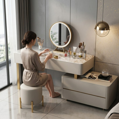 Schminktisch Konsole Schlofkummer Miwwelen Design Luxus Konsolendësch