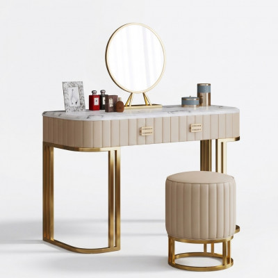 Designer Schminktisch Kosmetik Dësch Spigel Konsoleschlofkummer Nei