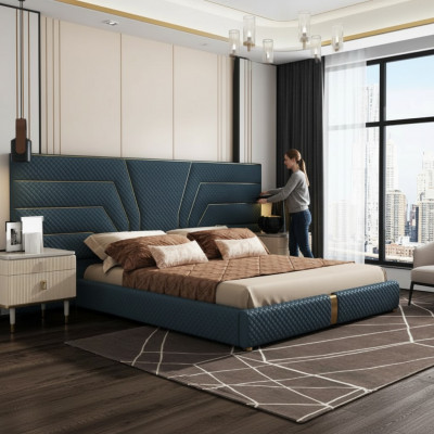 Luxus Schlofzëmmer Bett Duebel Better Design Miwwelen Bettrahmen Hotel