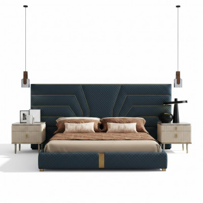 Luxus Schlofzëmmer Bett Duebel Better Design Miwwelen Bettrahmen Hotel