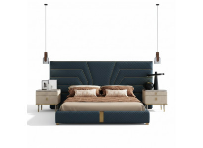 Luxus Schlofzëmmer Bett Duebel Better Design Miwwelen Bettrahmen Hotel
