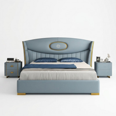Bett Schlofkummer Modern Bettrahmen Neit Bett Polster Design Luxus Miwwelen