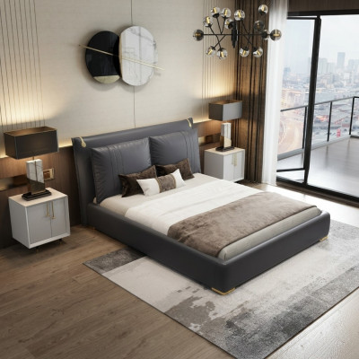 Luxus Bett Betten Modern Duebelbett Gro Bettkader Schlofzëmmer Neijoersdag