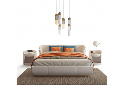Bett Këssen Design Luxus Duebel Better Schlofzëmmer 180x200cm Nei