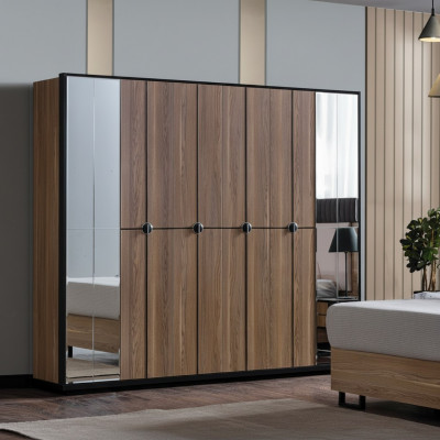 Garderob Schief Schaf Design Holz 246 cm Modern Miwwelen Nei