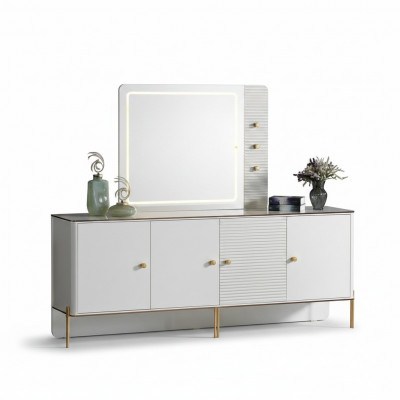 Sideboard Anrichte Luxus Garnitur Kommode Holz Kommoden Modern