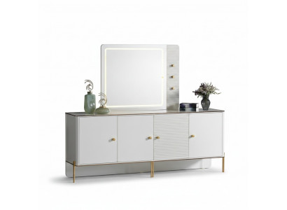 Sideboard Anrichte Luxus Garnitur Kommode Holz Kommoden Modern