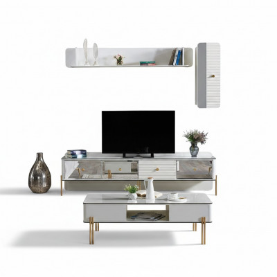 Modern RTV Regal Sideboard RTV Kommode Lowboard Fernseh Stänner Schaf Mobiliar