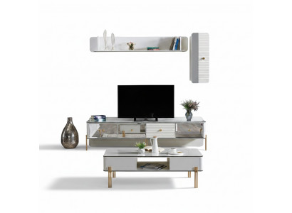 Modern RTV Regal Sideboard RTV Kommode Lowboard Fernseh Stänner Schaf Mobiliar