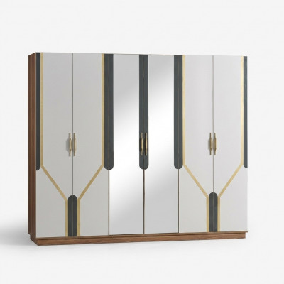 Kleederschaaf, Schief, Schaf-Design, Holz, Kannerzëmmer, Modern, Miwwel, Nei