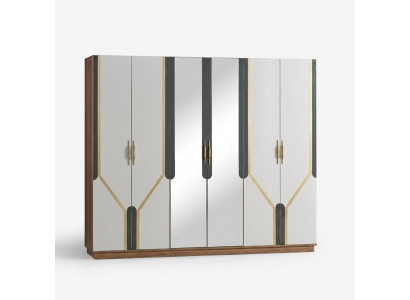 Kleederschaaf, Schief, Schaf-Design, Holz, Kannerzëmmer, Modern, Miwwel, Nei