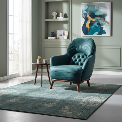 1-Sëtzer Modern Relax Sessell Chesterfield Modern Stil Luxus Nei Wunnzëmmer Sessell