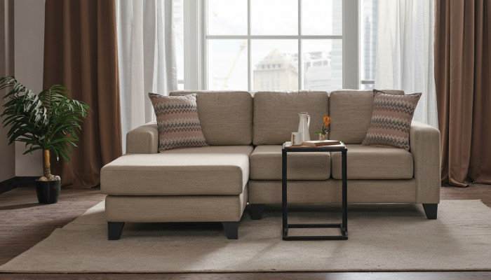 Eckcouch L-Form Textil Ecksof Sofa Polster Premium Couch Miwwel Sofasen Couchen