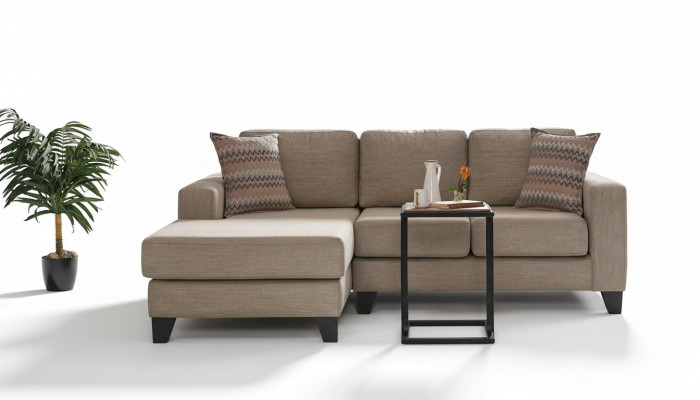 Eckcouch L-Form Textil Ecksof Sofa Polster Premium Couch Miwwel Sofasen Couchen