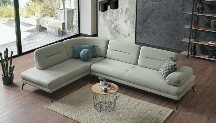 Eckcouch Wunnlandschaft Faarf Gro L-Form Couch Nei Wunnzëmmer Eckcouch Luxus Nei