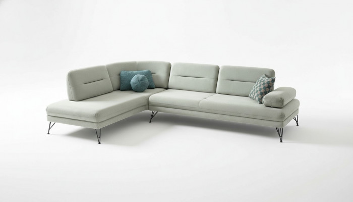 Eckcouch Wunnlandschaft Faarf Gro L-Form Couch Nei Wunnzëmmer Eckcouch Luxus Nei