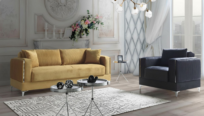 Soffagarnitur 3+1 Sëtz Modern Relax Fotell Modernen Stil 2 Stéck Luxus Nei Wunnzëmmer Nei
