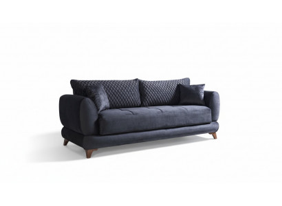 Dräisëtzer Couch mat Schloffunktion Sofa Bett Kippcouch Textil Sofas Couchen