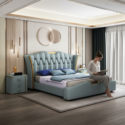 Bett Better Duebel Hotel Luxus Edelstol Modernen Designer Schlofkummer